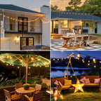 LED Lichterkette Outdoor wetterfest mit warmweißem Licht -    Zorenza