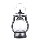 Solar-Laterne im Vintage Stil mit flackerndem LED-Licht -    Zorenza