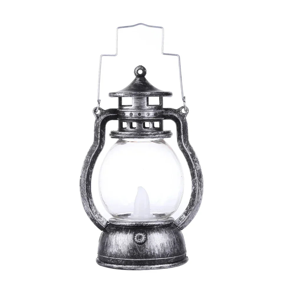 Solar-Laterne im Vintage Stil mit flackerndem LED-Licht -    Zorenza