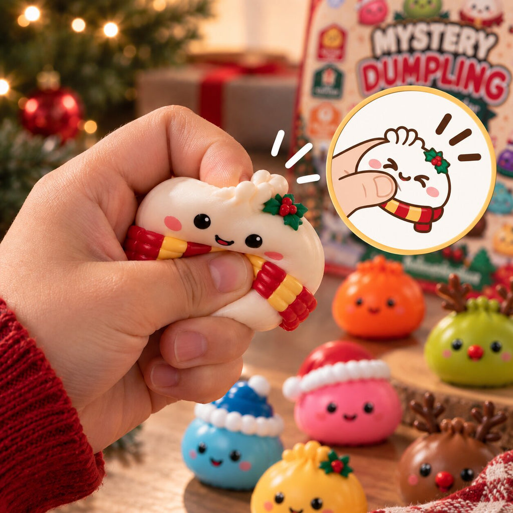Adventskalender Dumpling Squishy-Figuren 24 Tage -    Zorenza