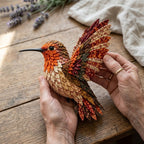 3D-Filz-Vogel Nähset mit Anleitung – Kolibri, Eule, Pfau, Flamingo & Kardinal -    Zorenza
