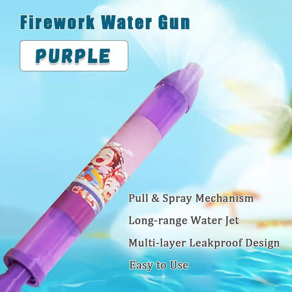Wasserpistole mit Feuerwerk-Sprüheffekt -    Zorenza