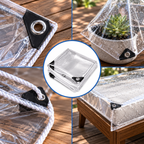 Schutzplane PVC transparent wetterfest -    Zorenza