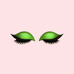 Augen-Makeup Patch mit Lidschatten und Wimpern -    Zorenza
