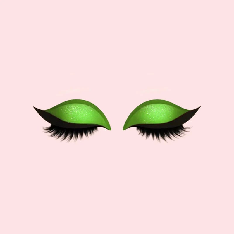 Augen-Makeup Patch mit Lidschatten und Wimpern -    Zorenza