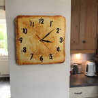 Wandvon Toastbrot-Design – Geräuschloses Quarzwerk -    Zorenza