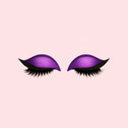 Augen-Makeup Patch mit Lidschatten und Wimpern -    Zorenza