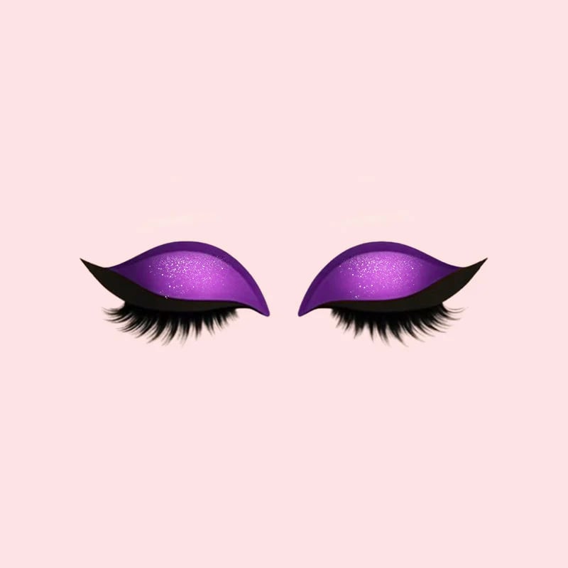 Augen-Makeup Patch mit Lidschatten und Wimpern -    Zorenza