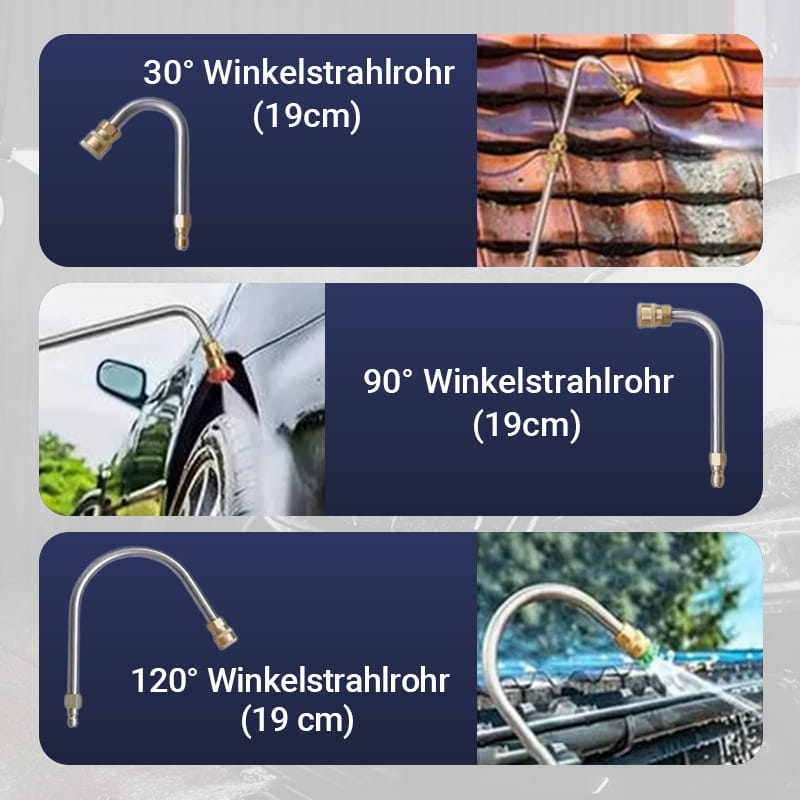 Hochdruckreiniger-Düse mit ergonomischem Griff – 275 Bar Leistung -    Zorenza