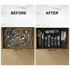 Ausziehbarer Besteck-Schubladenorganizer – Verstellbar 33–57 cm Zorenza