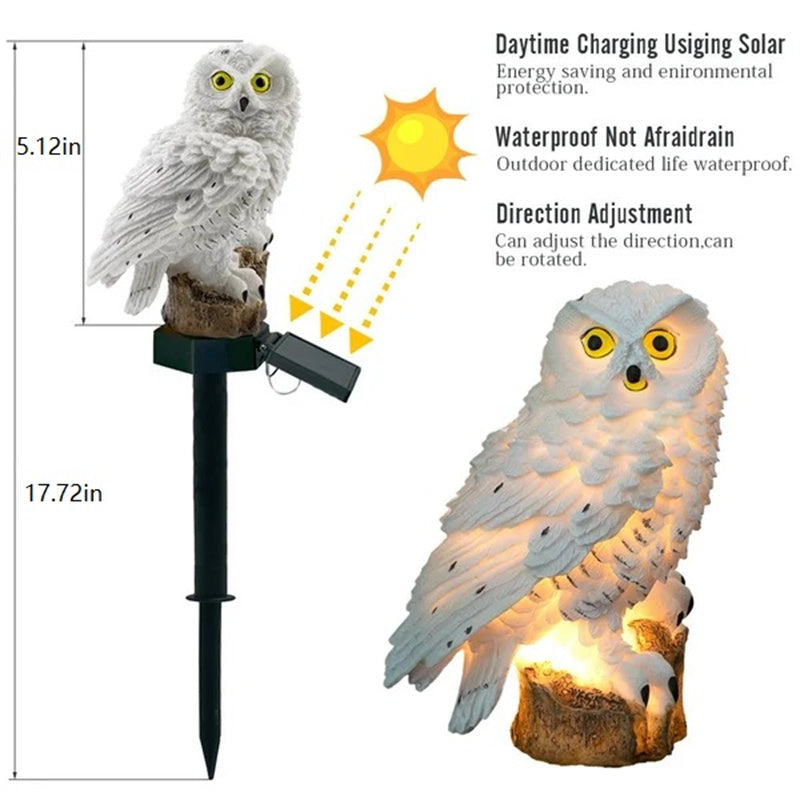 Solar-Gartenfigur mit LED-Beleuchtung – Wetterbeständig -    Zorenza