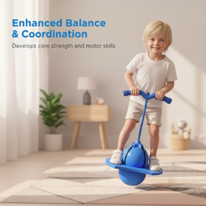 Balance-Hüpfball – Spaßiges Fitness für Kinder & Erwachsene - Zorenza