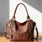 Schultertasche PU-Leder mit verstellbarem Tragegurt -    Zorenza