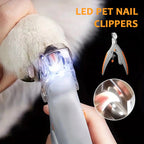 Tierkrallen-Schere mit LED-Licht – Auswechselbare Edelstahlklinge Zorenza