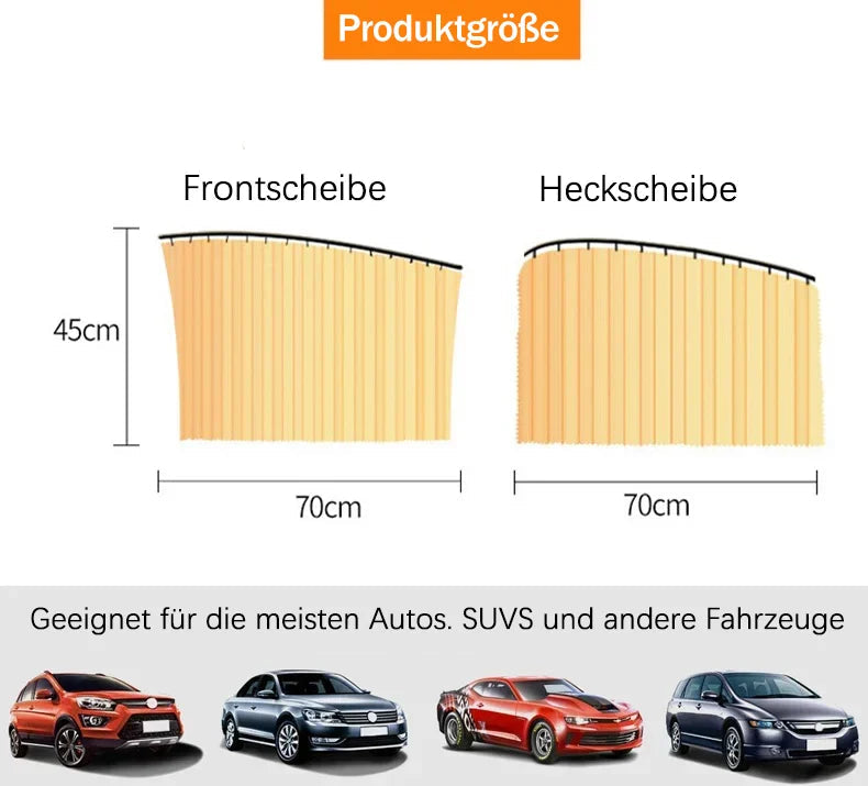 Auto Sonnenschutz magnetisch – UV-Schutz für Seitenfenster -    Zorenza