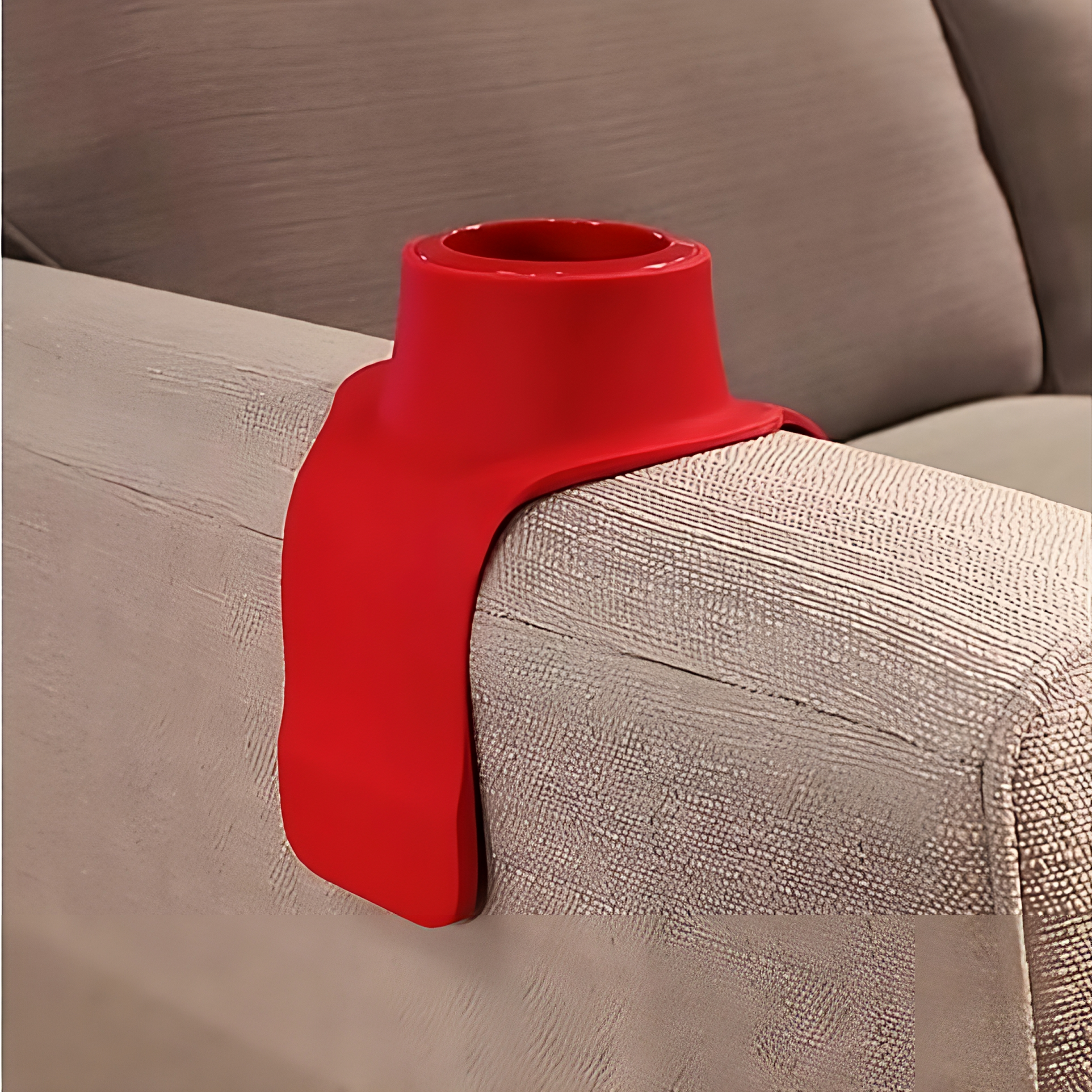 Getränkehalter für Sofa-Armlehnen aus Silikon -    Zorenza