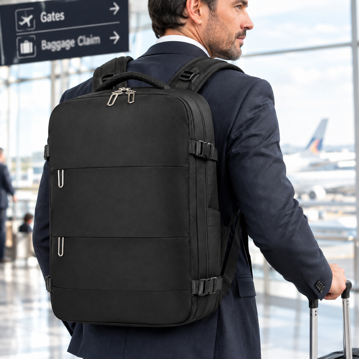 Reiserucksack Business mit USB-Anschluss -    Zorenza
