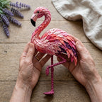 3D-Filz-Vogel Nähset mit Anleitung – Kolibri, Eule, Pfau, Flamingo & Kardinal -    Zorenza
