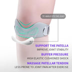 Kniebandage Silikon mit Stoßdämpfung – Patella-Stabilisierung -    Zorenza