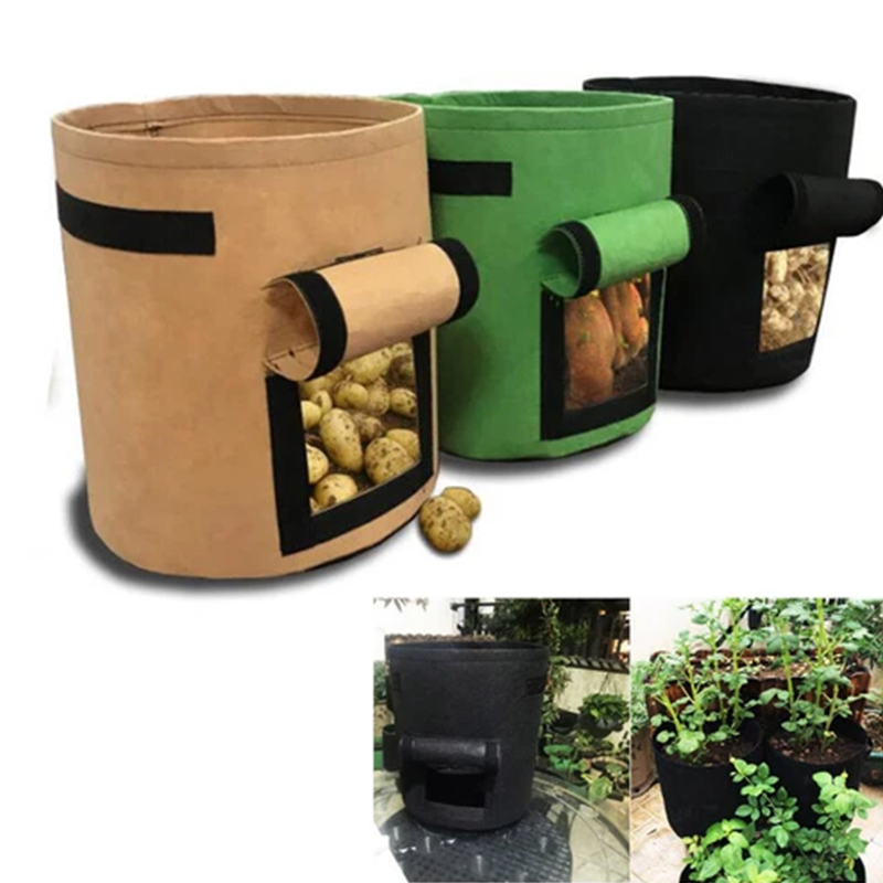 Kartoffel-Pflanztasche mit Erntefenster -    Zorenza