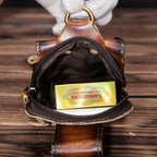 Gürteltasche Leder für Herren mit Reißverschluss -    Zorenza