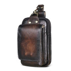 Gürteltasche Leder für Herren mit Reißverschluss -    Zorenza