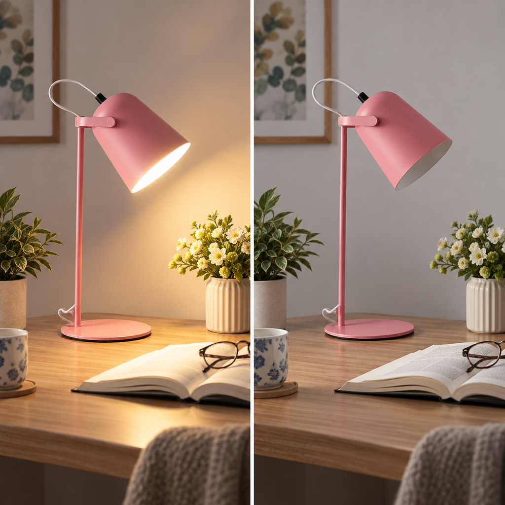 Tischlampe Metall mit verstellbarem Schwenkarm -    Zorenza