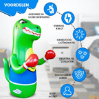 Aufblasbare Boxfigur für Kinder – Sandbasis und Pumpe -    Zorenza