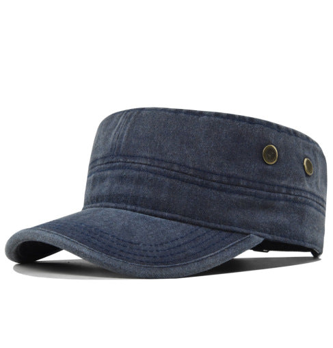 Militär Cap Baumwolle Flat Top mit verstellbarer Passform -    Zorenza
