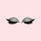 Augen-Makeup Patch mit Lidschatten und Wimpern -    Zorenza