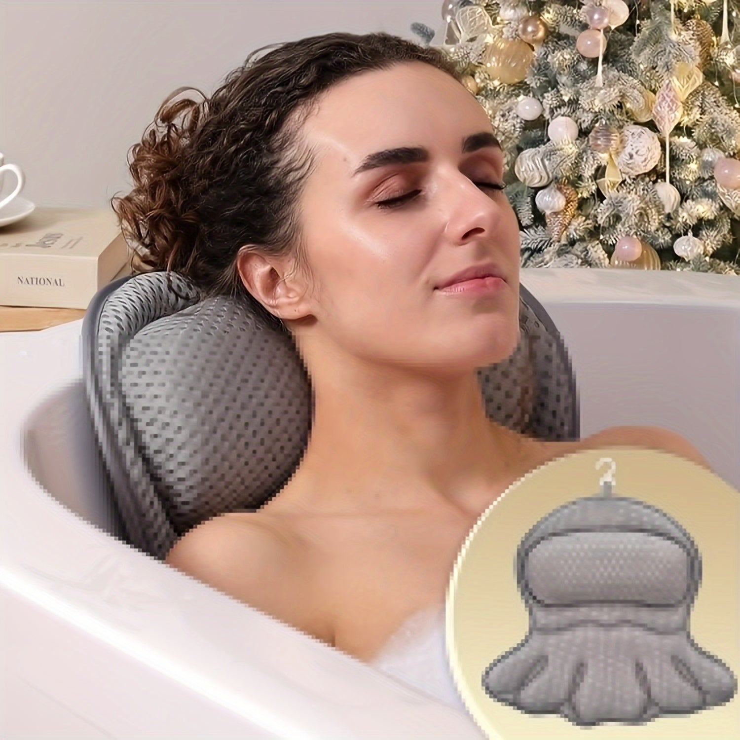 Badkissen Ergonomisch mit Nackenstütze -    Zorenza