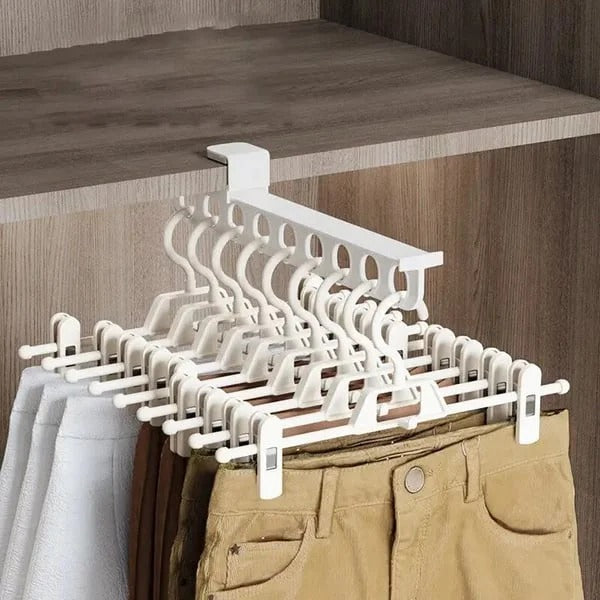 Ausziehbare Hosenstange für Kleiderschrank – Platzsparend -    Zorenza