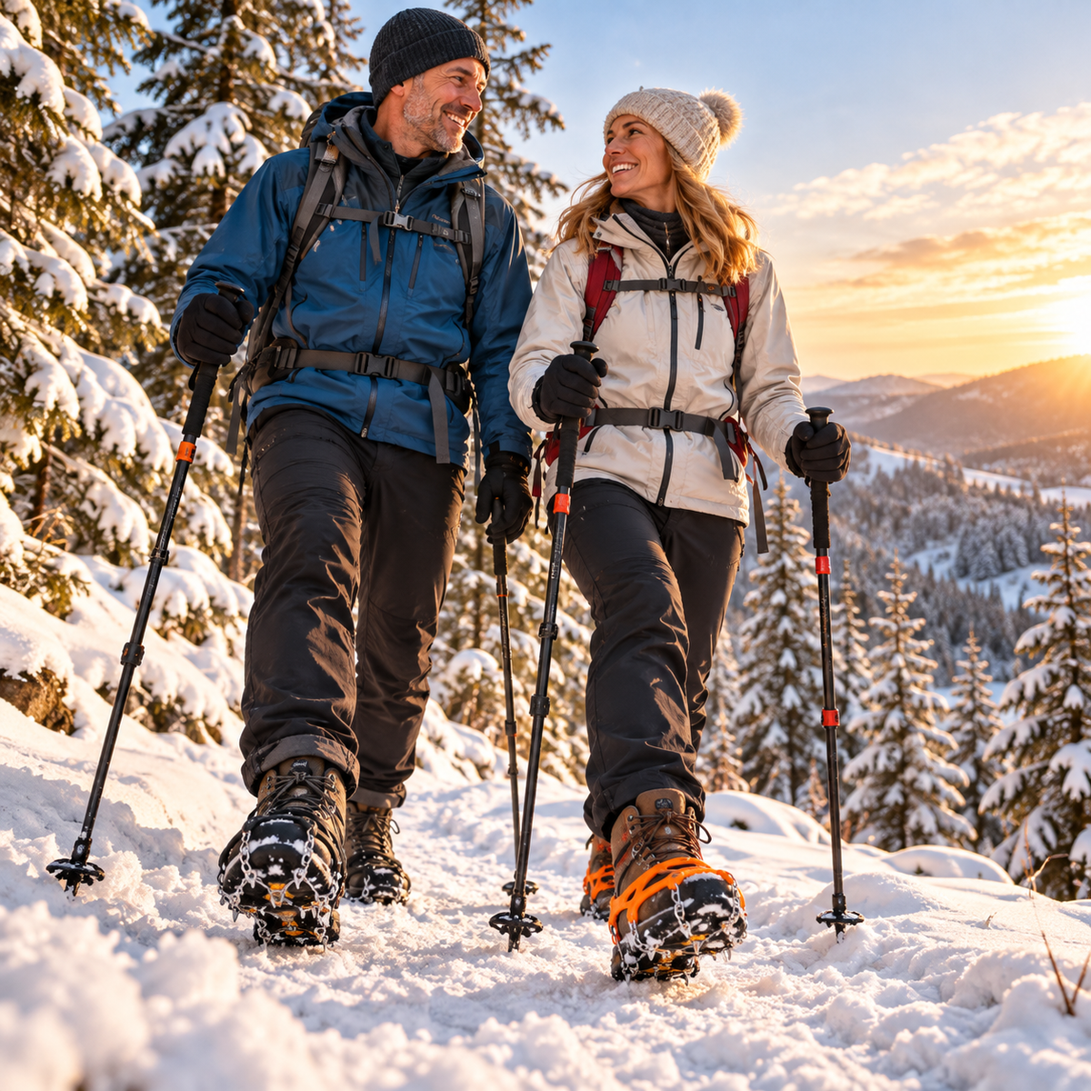 Schuhspikes Grödel Edelstahl – Universalgröße 35-48 -    Zorenza