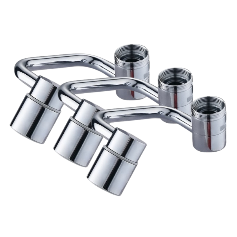 Wasserhahn-Adapter mit 1080° Schwenkarm -    Zorenza