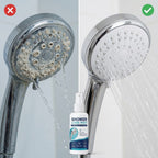 Kalkentferner-Spray für Duschkopf und Badezimmerarmaturen, 50 ml, mit Reinigungstuch -    Zorenza