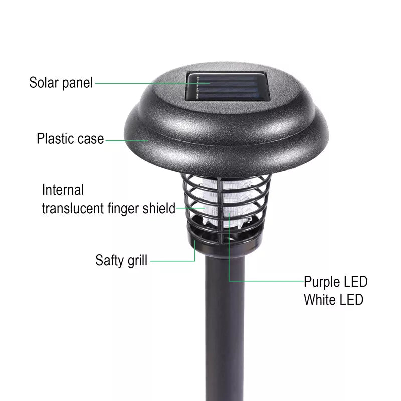 LED Solar Mückenlampe mit UV-Licht -    Zorenza