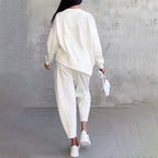 Damen Loungewear-Set mit Taschen – Leichtes Polyester -    Zorenza