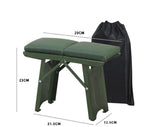 Klapphocker Alu – Leicht und wetterfest für Garten und Camping -    Zorenza