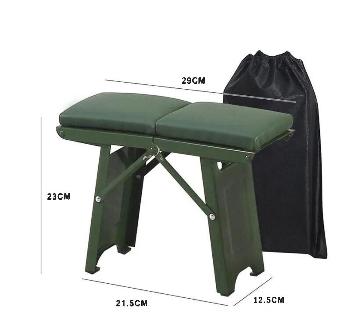 Klapphocker Alu – Leicht und wetterfest für Garten und Camping -    Zorenza