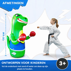 Aufblasbare Boxfigur für Kinder – Sandbasis und Pumpe -    Zorenza