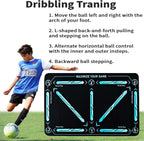 Fußball-Trainingsmatte für Ballkontrolle und Schnelligkeit -    Zorenza