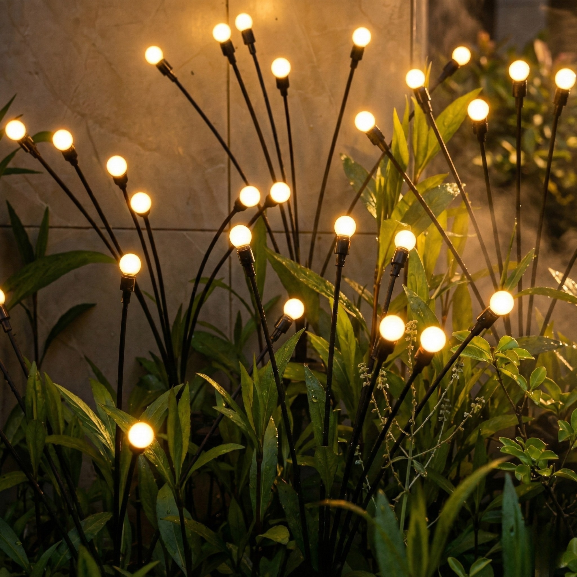 Solar Steckleuchten mit Sternenburst-Effekt für den Garten -    Zorenza