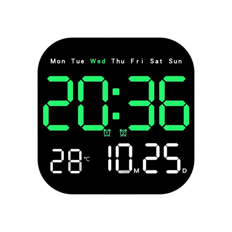 Digitale Wanduhr LED mit Fernbedienung -    Zorenza