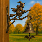 Hexenglocke mit Wandhalterung – Dekorative Türglocke Zorenza