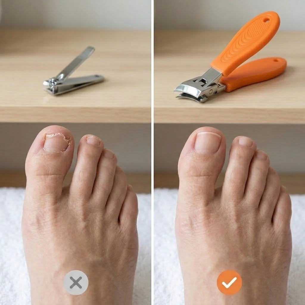 Breiter Nagelknipser für dicke Nägel, 2 cm Schneide -    Zorenza