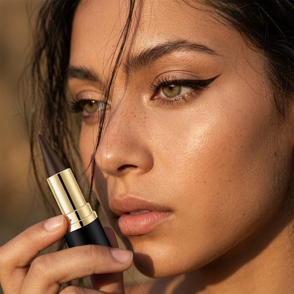Gel-Eyeliner-Stick mit spitzer Mine für Lidstrich und Wings, 3 g -    Zorenza