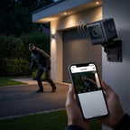 WLAN-Überwachungskamera 1080P mit Nachtsicht und Bewegungsalarm -    Zorenza