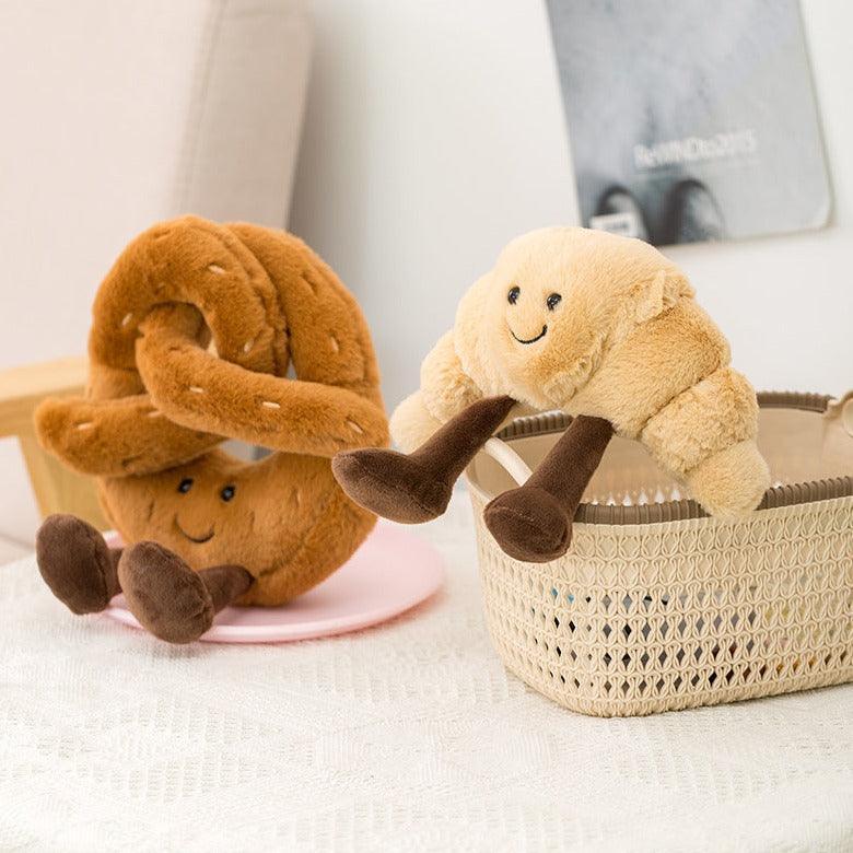 Bäckerei Plüschkissen mit niedlichen Gesichtern -    Zorenza