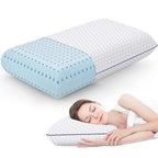 Memory-Foam-Kissen mit Kühlgel – Ergonomische Stütze für Nacken -    Zorenza