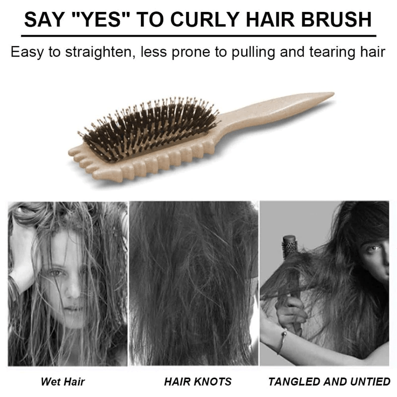 Haarbürste mit Locken-Definition für alle Haartypen -    Zorenza